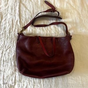Madewell Zip-Top Transport Carryall Chocolate Raisin
